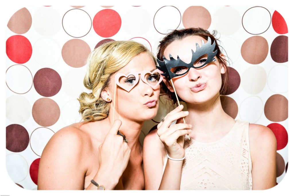 girls in masks - graduation party ideas